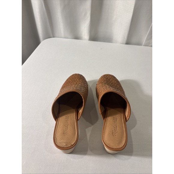 Madewell The Jordyn Clog in Woven Leather~Color: Rustic Twig~Size 5.5 M - Picture 3 of 8